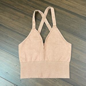 NWOT Desert XS/S Free People Good Karma Crop